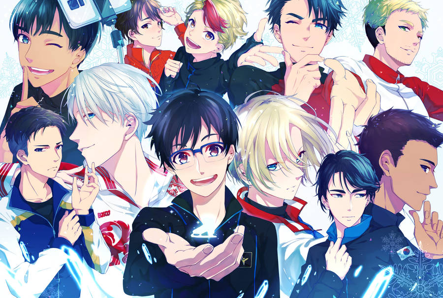 Epic Yuri On Ice Characters Wallpaper