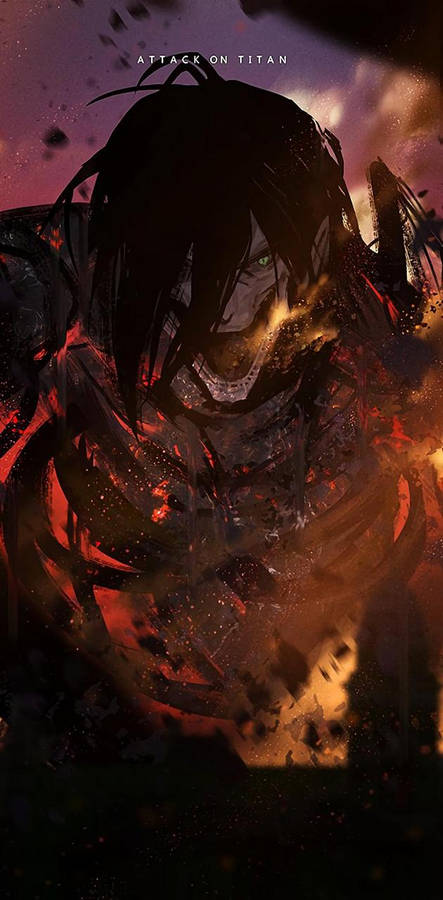 Eren Titan Attacking Wallpaper