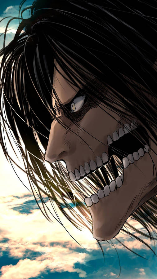 Eren Titan Profile View Wallpaper