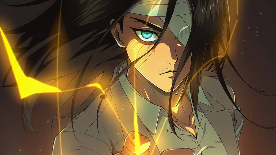 Eren Yeager Is Here Wallpaper