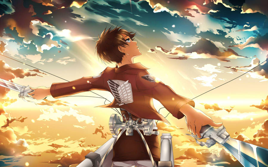 Eren Yeager Sunlight Wallpaper