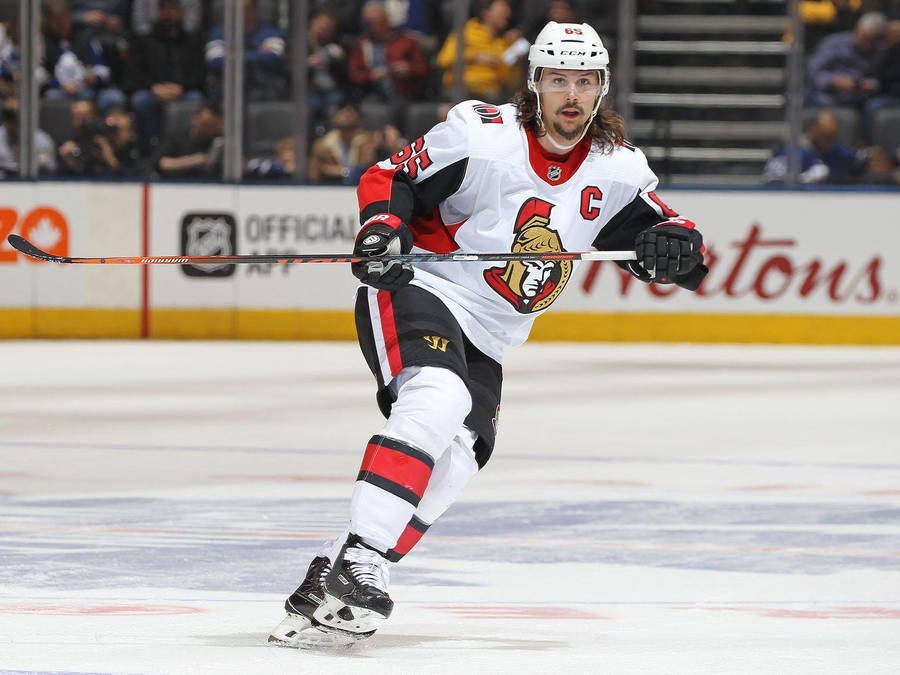 Erik Karlsson Ottawa Senators Swedish Ice Hockey Wallpaper