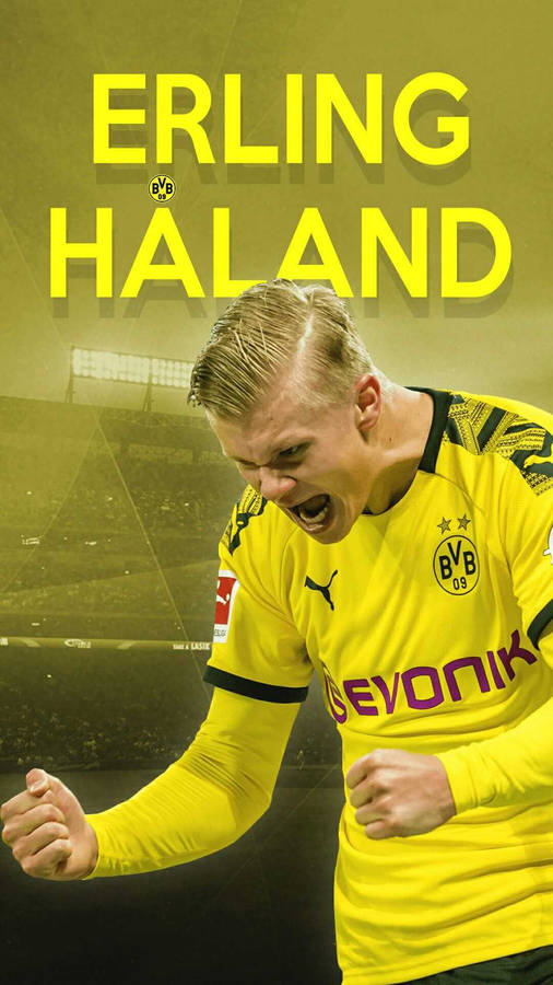 Erling Haaland Fan Made Art Wallpaper