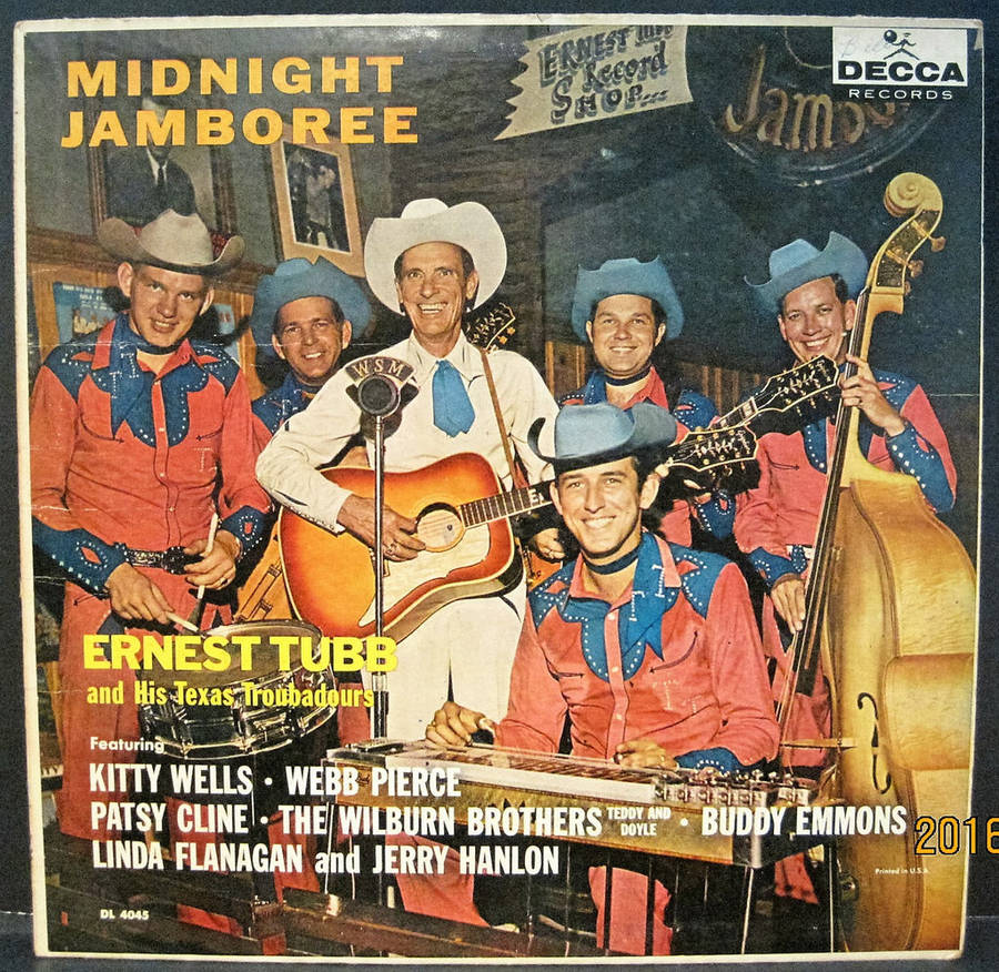 Ernest Tubb Performing Live At The Midnight Jamboree Wallpaper