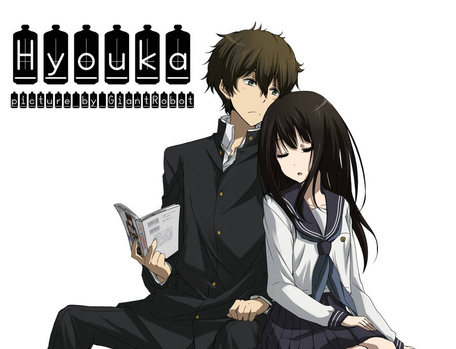 Eru Chitanda With Oreki Houtarou Wallpaper