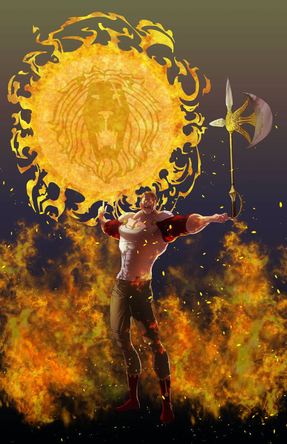 Escanor With Daytime Power Wallpaper