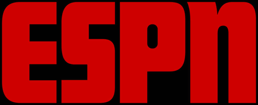 Espn Bold Red Wordmark Wallpaper