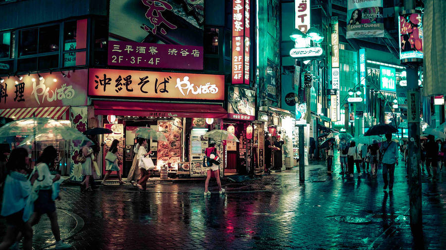 Establishments In Fukuoka City Wallpaper