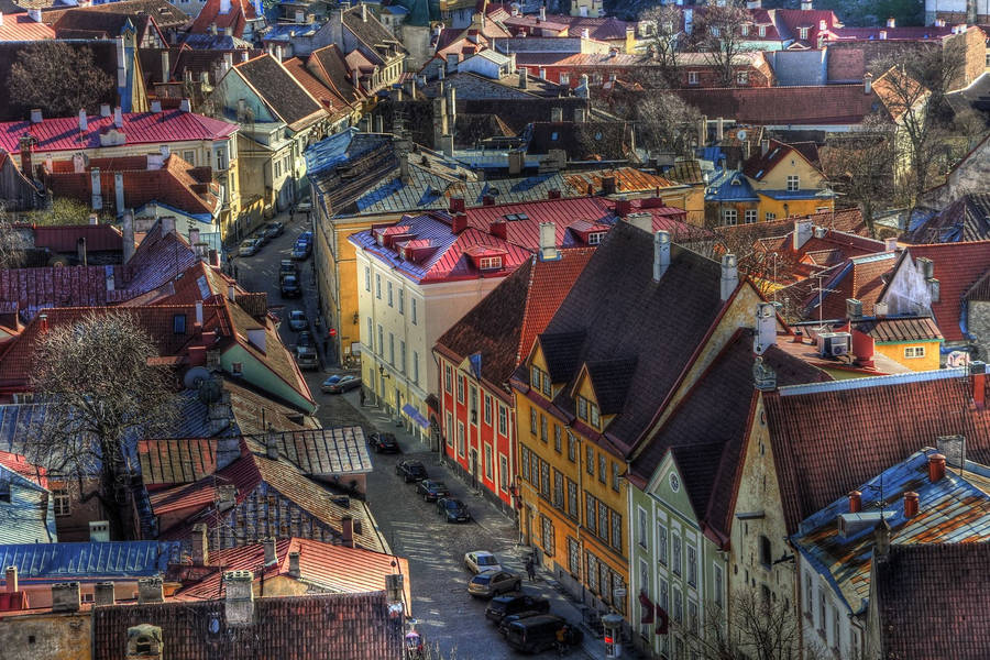 Estonia Cultural City Wallpaper