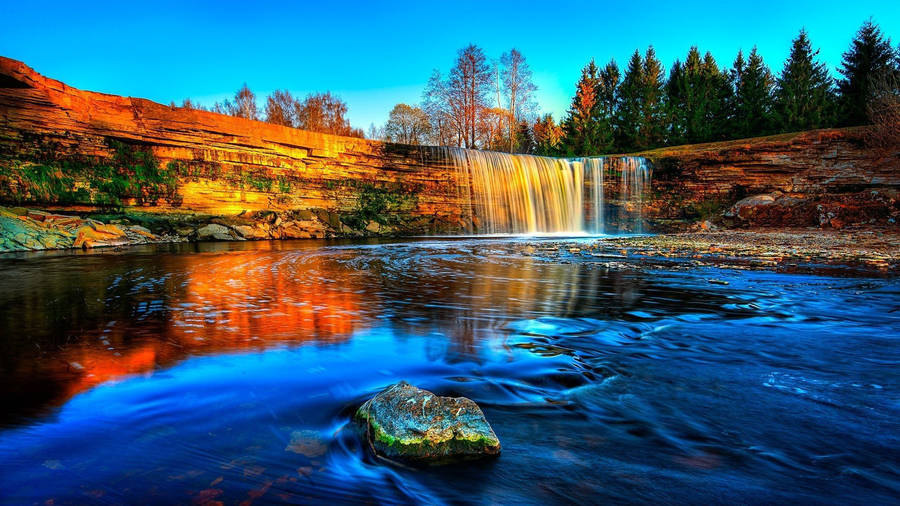 Estonia Jägala Waterfall Wallpaper