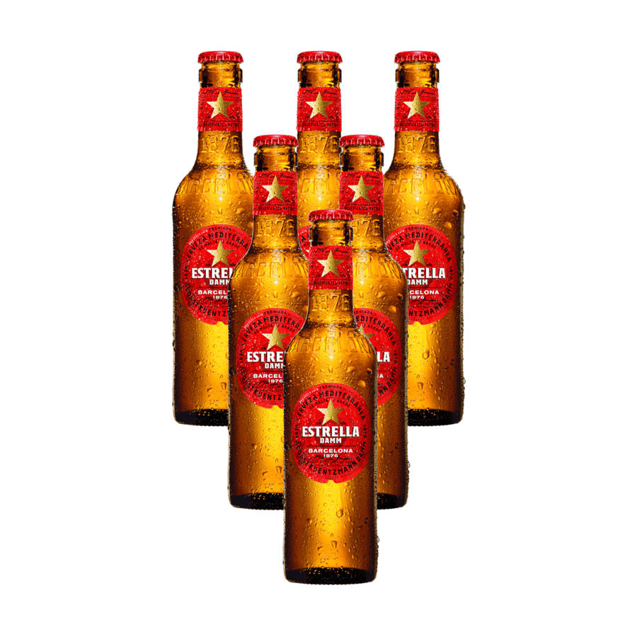 Estrella Damm Beer Bottles Wallpaper