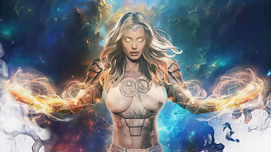 Eternals Thena Fan Art Wallpaper