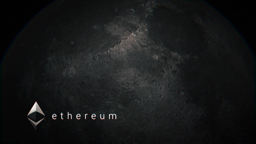 Ethereum And Moon Wallpaper