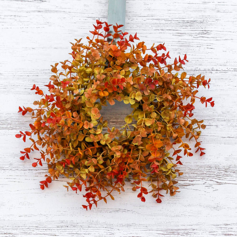 Eucalyptus Wreath Autumn Wallpaper