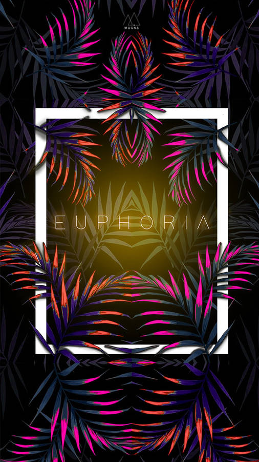 Euphoria Trippy Leaves Wallpaper