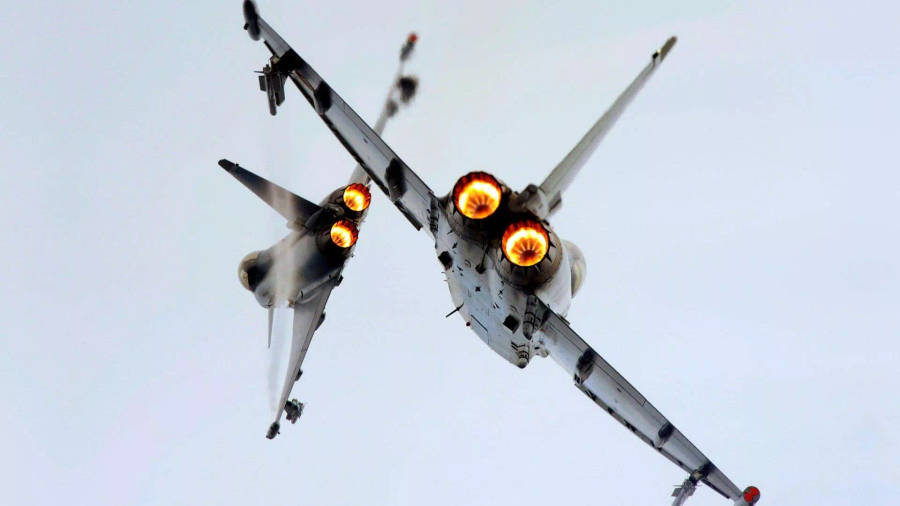 Eurofighter Typhoon Fighter Jet Wing Wallpaper