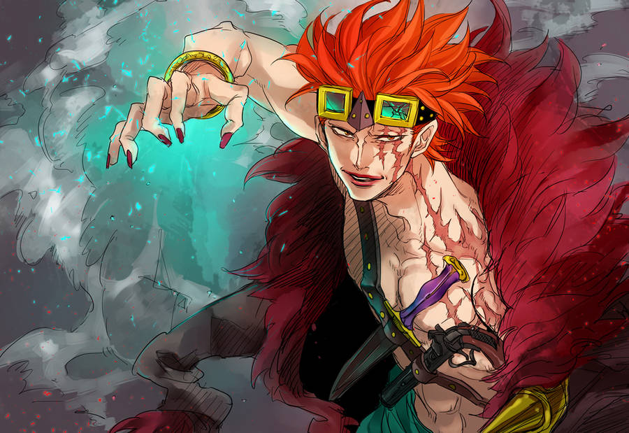 Eustass Kid Multicolored Art Wallpaper