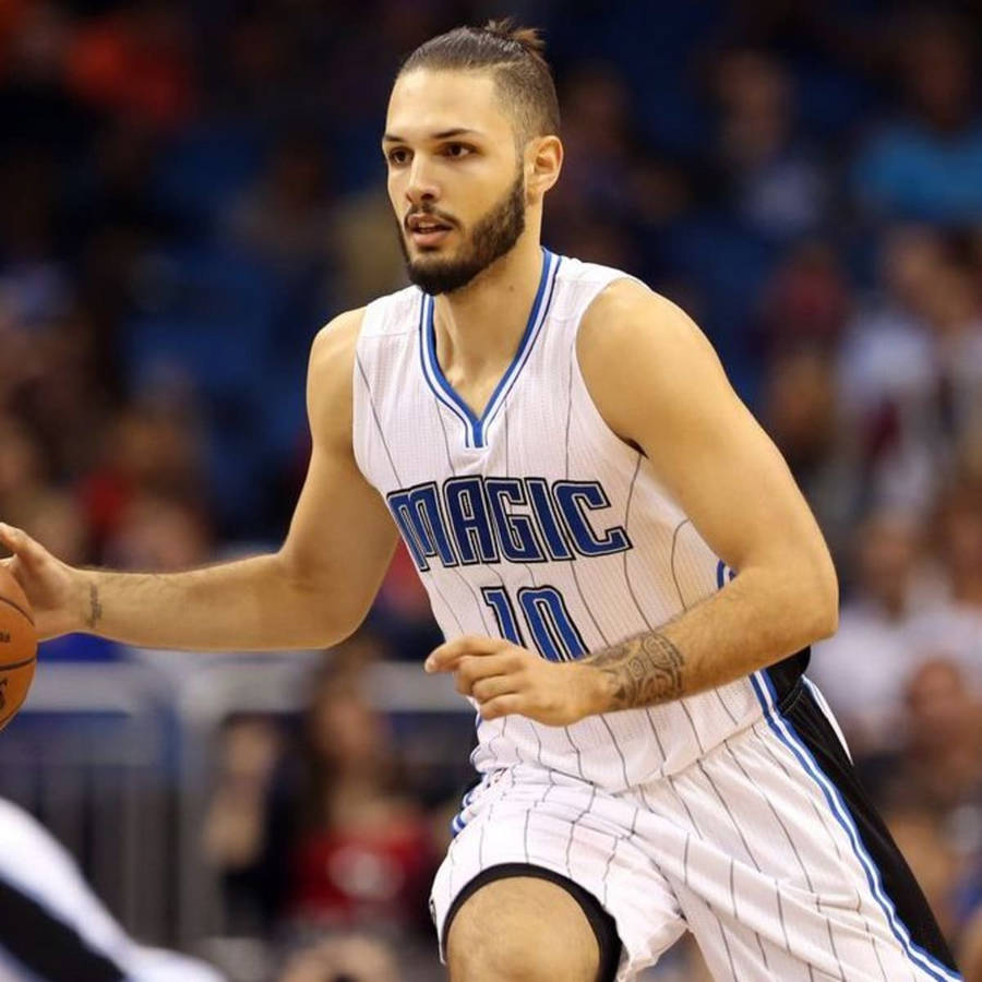 Evan Fournier Orlando Magic Vs. Philadelphia 76ers Wallpaper