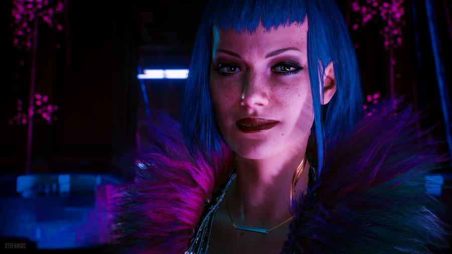 Evelyn Parker From Cyberpunk Desktop Wallpaper