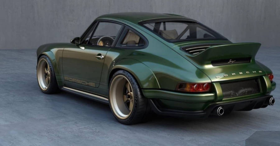 Evergreen Singer Porsche Wallpaper