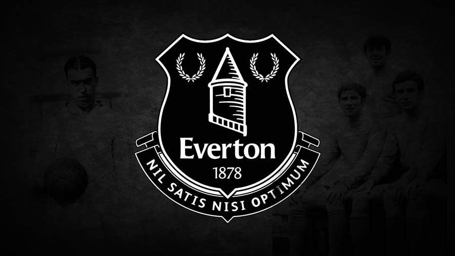 Everton F.c Black Logo Wallpaper