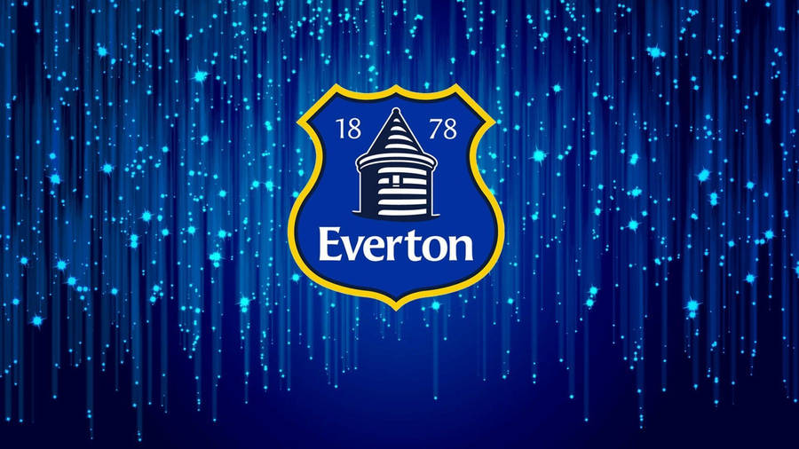 Everton F.c Emblem In Dark Blue Wallpaper