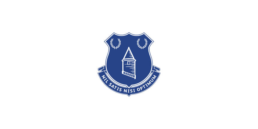 Everton F.c Minimalist Blue Logo Wallpaper