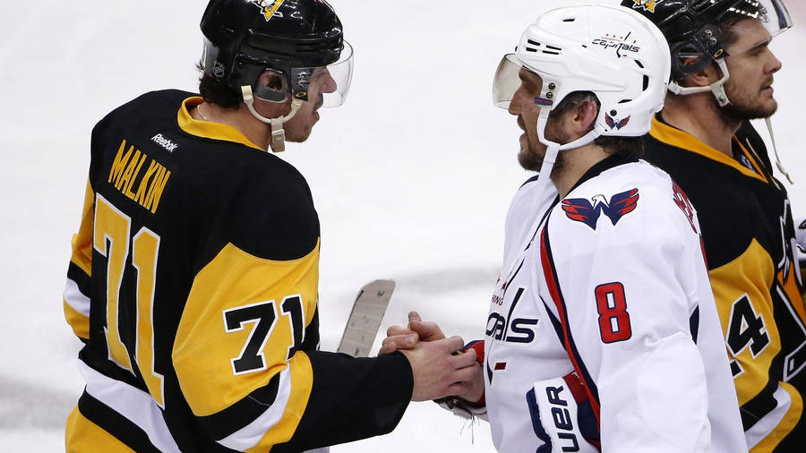 Evgeni Malkin Washington Capitals Handshake Wallpaper