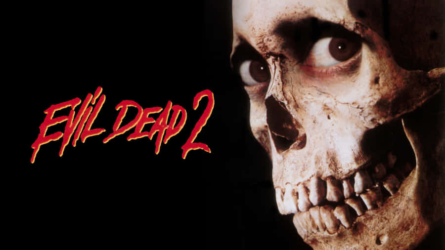 Evil Dead Skull Black Wallpaper