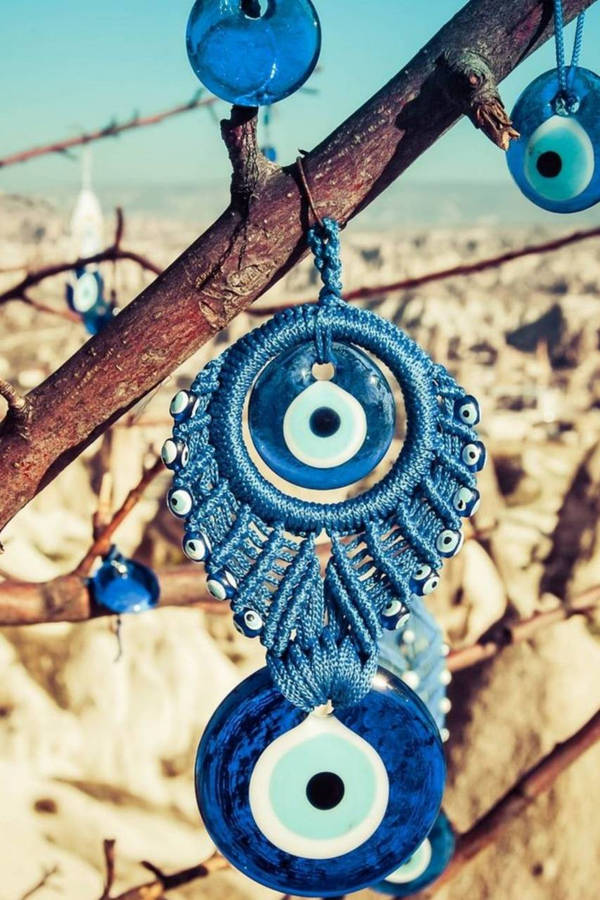 Evil Eye Hanging Charm Wallpaper