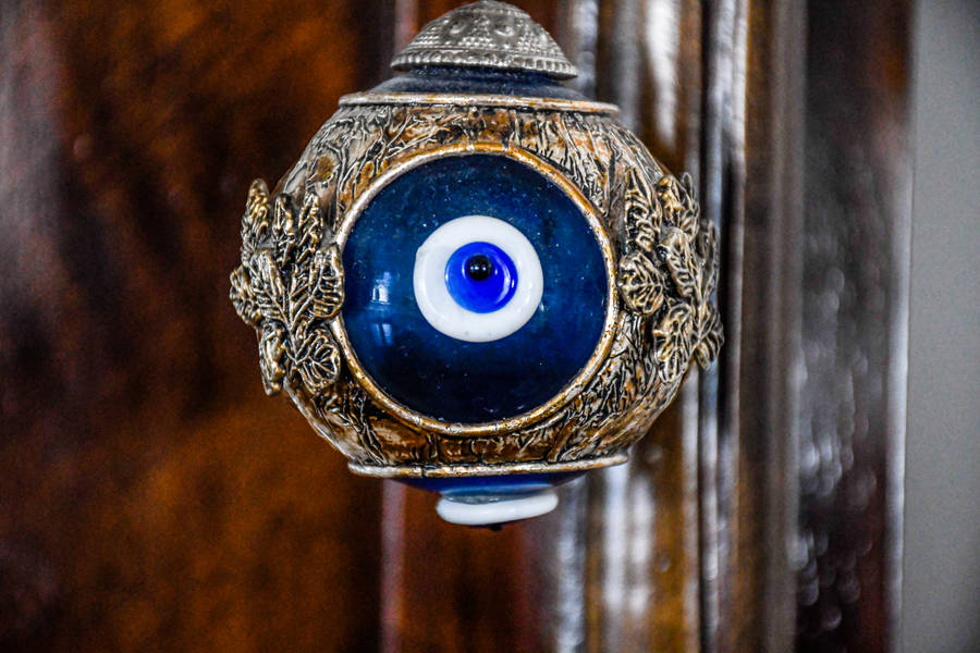 Evil Eye On Jar Wallpaper