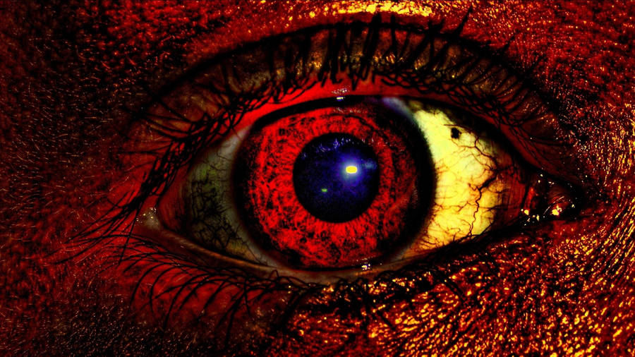 Evil Eye Red Wallpaper