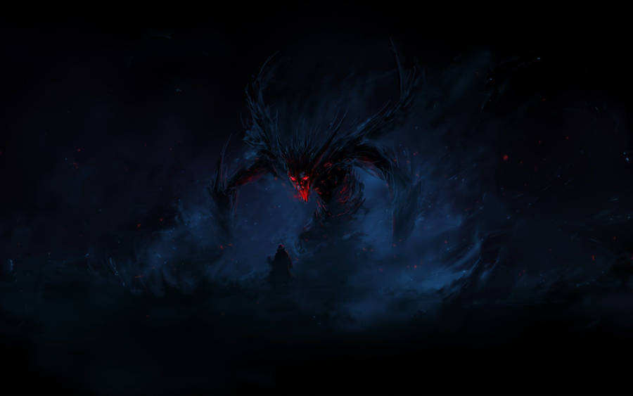 Evil Strong Black Monster Wallpaper