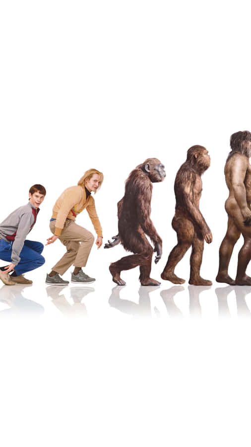 Evolutionary Steps Comedy Scene Wallpaper