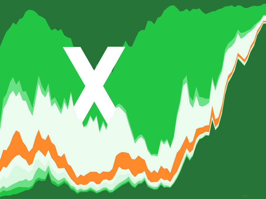 Excel Stylized X Logo Wallpaper