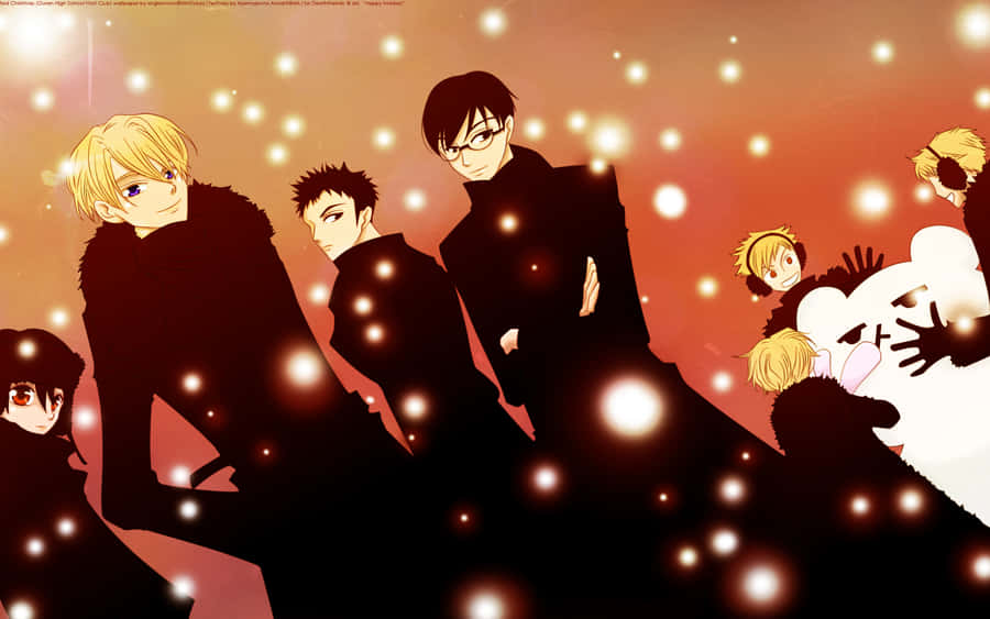 Exciting Moments At Ouran High School Host Club Wallpaper