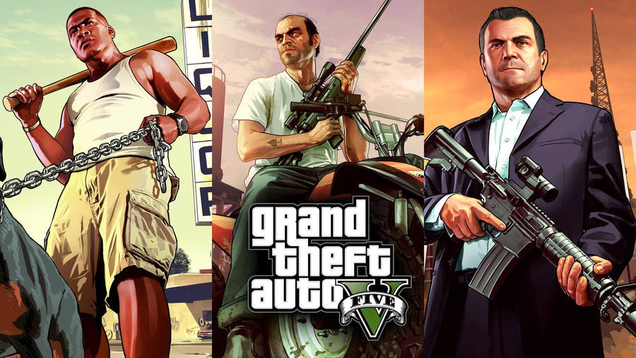 Experience An Epic Adventure In Cool Gta 5 Wallpaper