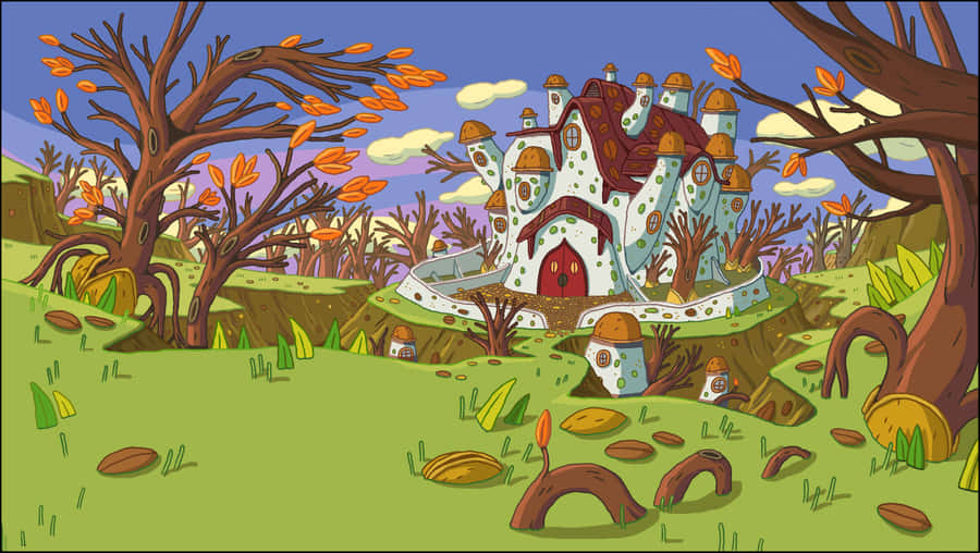 Experience The Magical World Of Adventure Time! Wallpaper