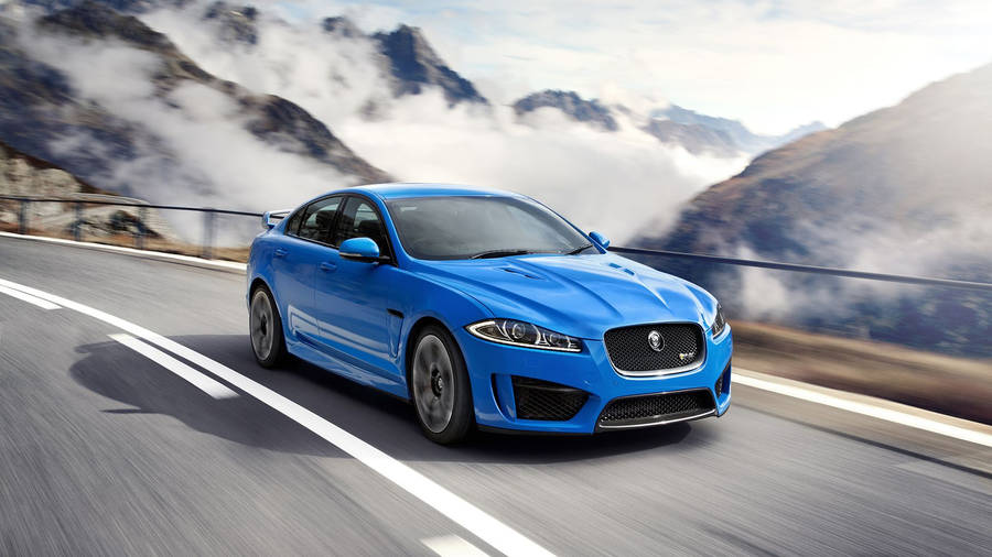 Experience The Majesty Of The Wild In A Blue Jaguar Wallpaper