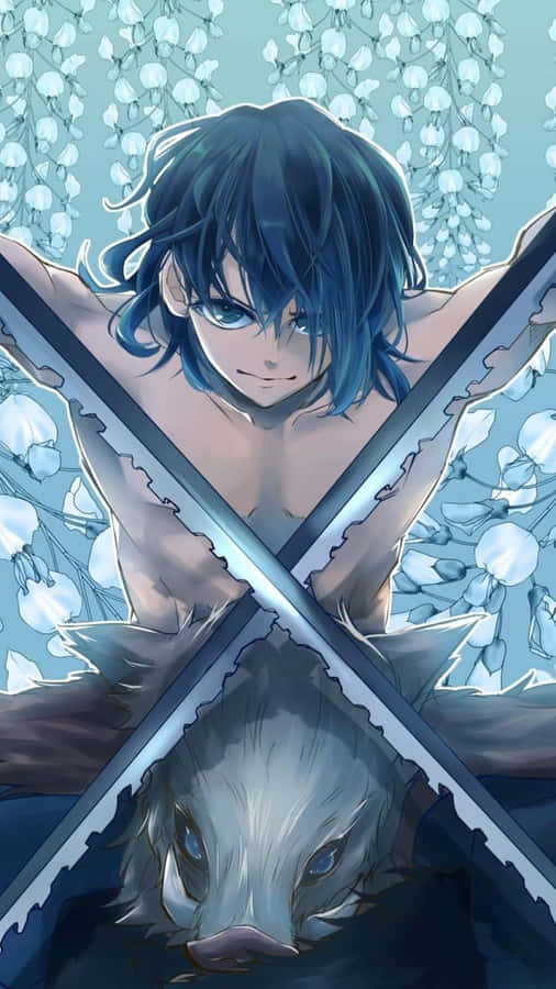 Experience The Powerful Features Of Inosuke Phone Wallpaper