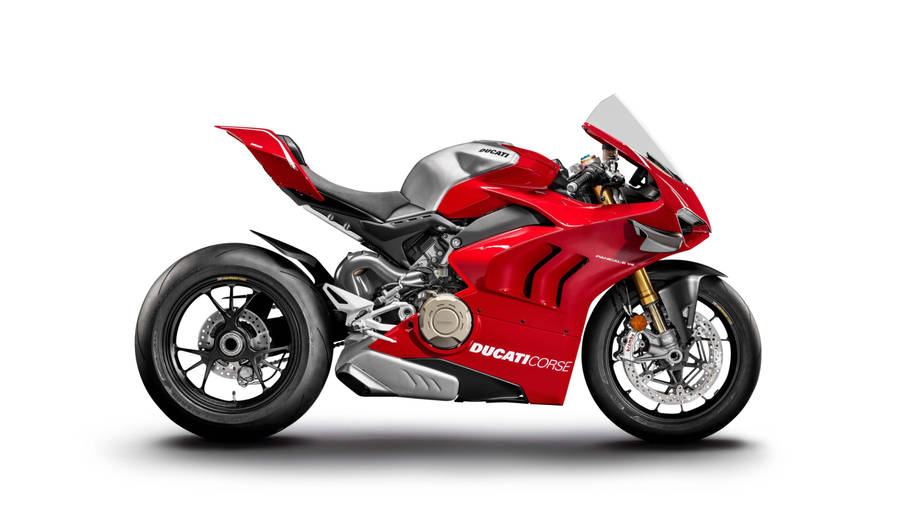 Experience The Thrill Of The Track With The Revolutionary Ducati Panigale V4 R Wallpaper