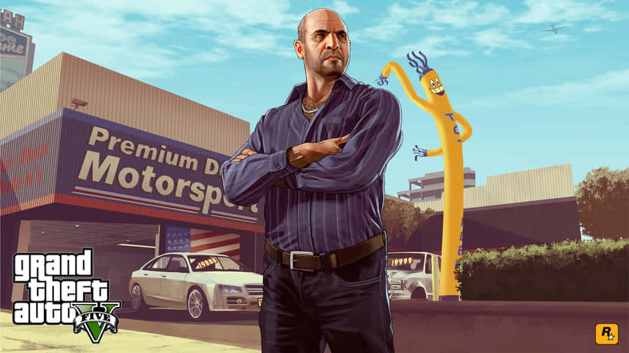Explore San Andreas In The Ultimate Online Gaming Experience – Gta Online! Wallpaper