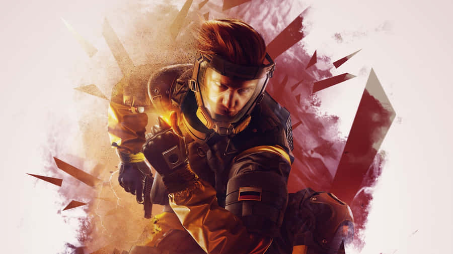 Explore The Depths Of A Virtual World In This Colorful Game Art Wallpaper