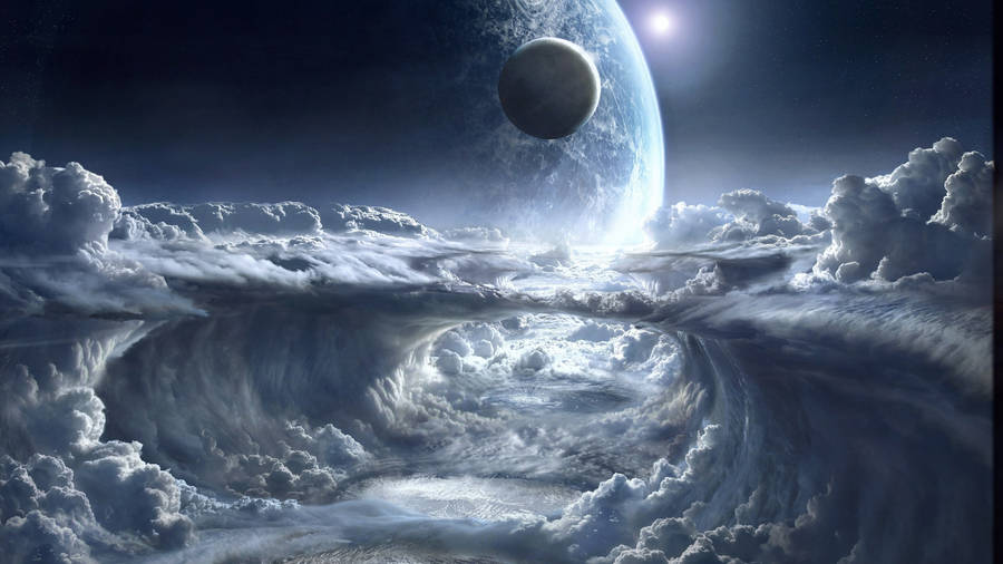 Explore The Depths Of The Outer Space Wallpaper