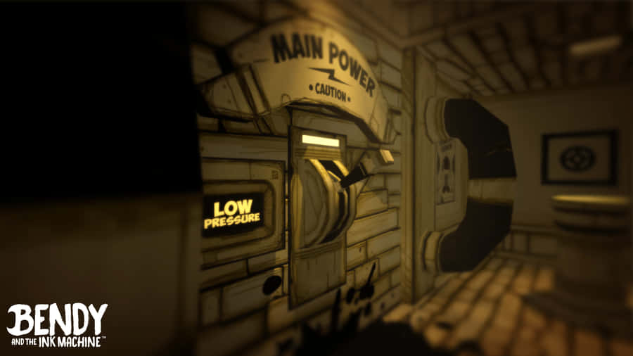 Explore The Looming Shadows Of Bendy And The Ink Machine Wallpaper