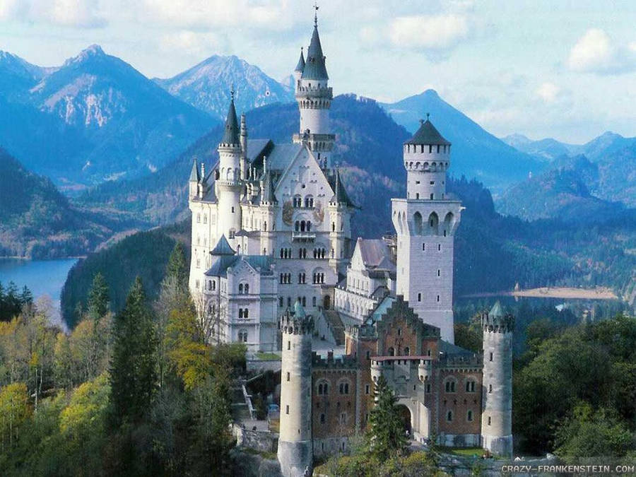 Explore The Majestic Neuschwanstein Castle In Bavaria, Germany Wallpaper