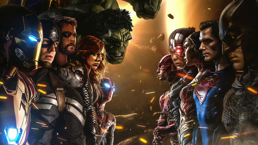 “explore The Marvel Universe In Hd Resolution” Wallpaper