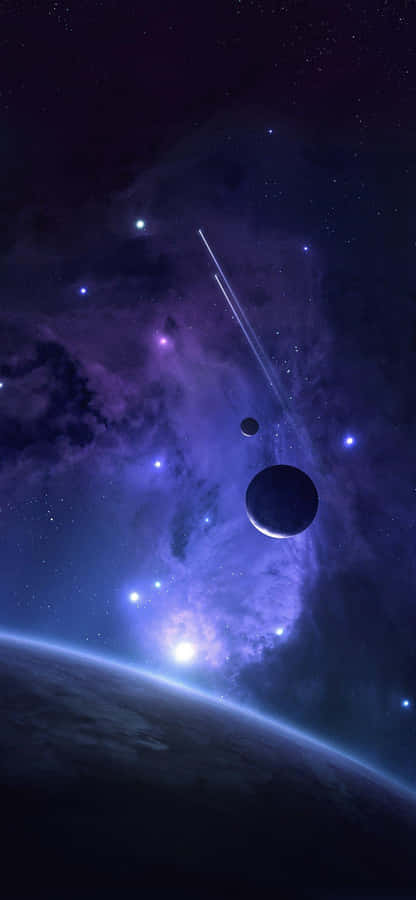 Explore The World Of Colors And Deep Space With Apple's Iphone Xr Wallpaper