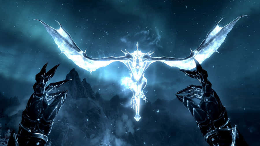 Explore The World Of Skyrim From The Comfort Of Your Home Wallpaper