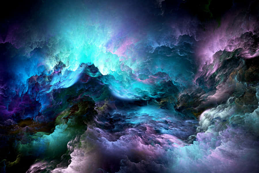 Exploring An Expanse Of Psychedelic Colors Wallpaper